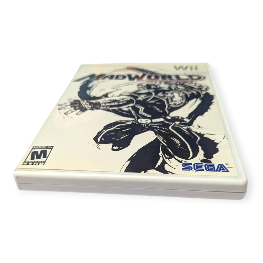 MadWorld Nintendo Wii SEGA PlatinumGames Action Game CIB Complete White Case
